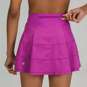 💜LULULEMON PACE RIVAL MID RISE SKIRT VIVID PLUM💜
